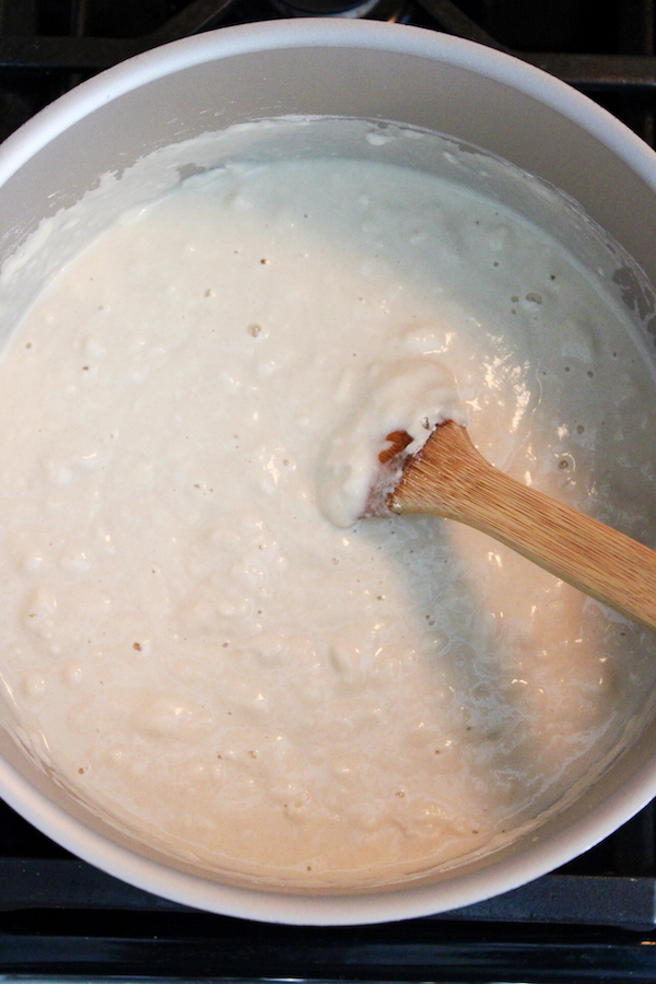 homemade playdough step 2
