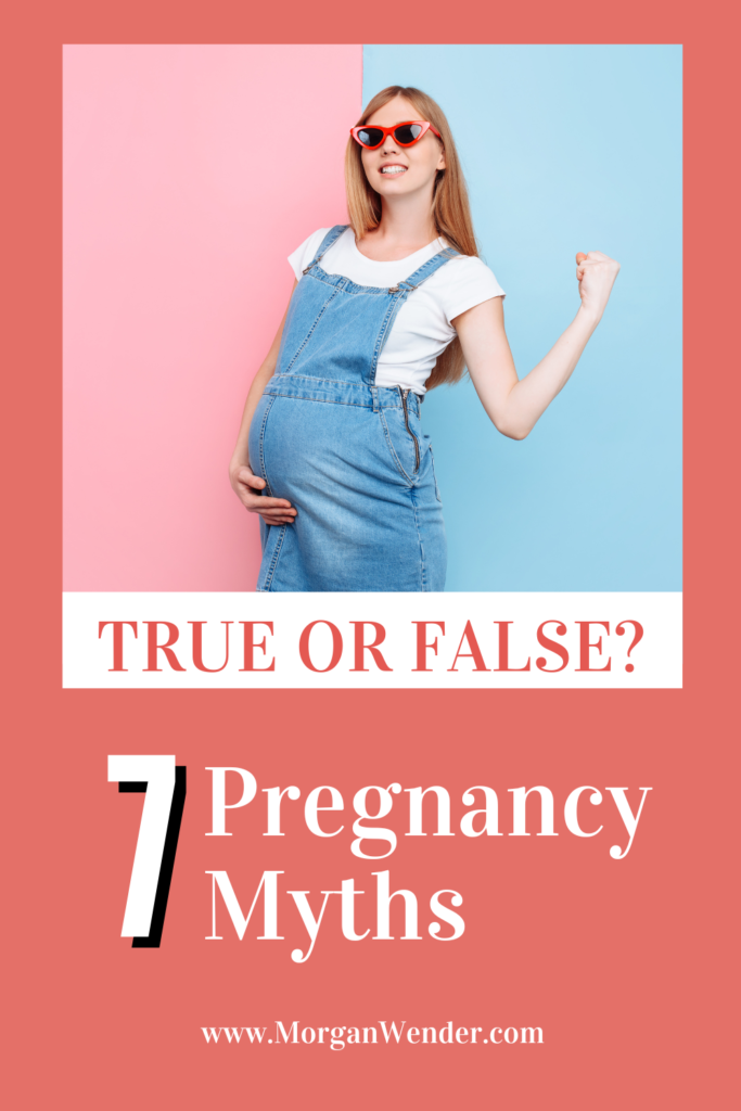 Pregnancy Myths Pinterest Pin