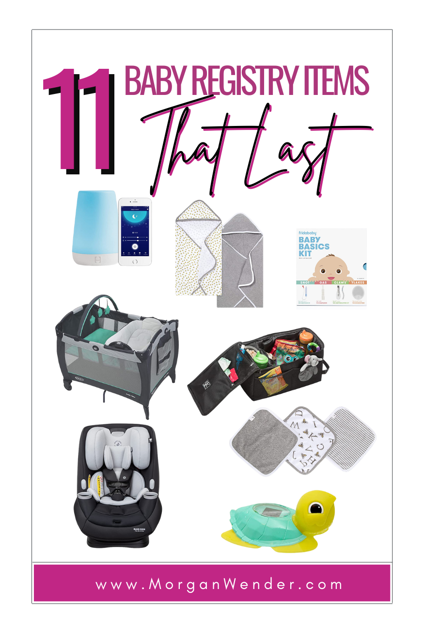 newborn toddler registry finds - pinterest pin