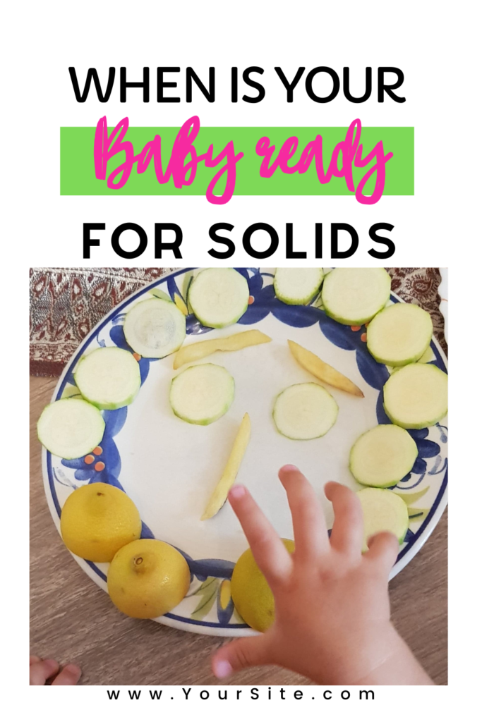 baby solid food ready Pinterest Pin