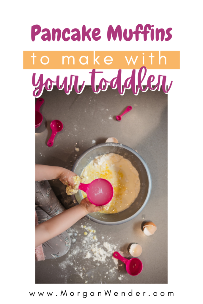 easy to make pancake muffins pinterest pin