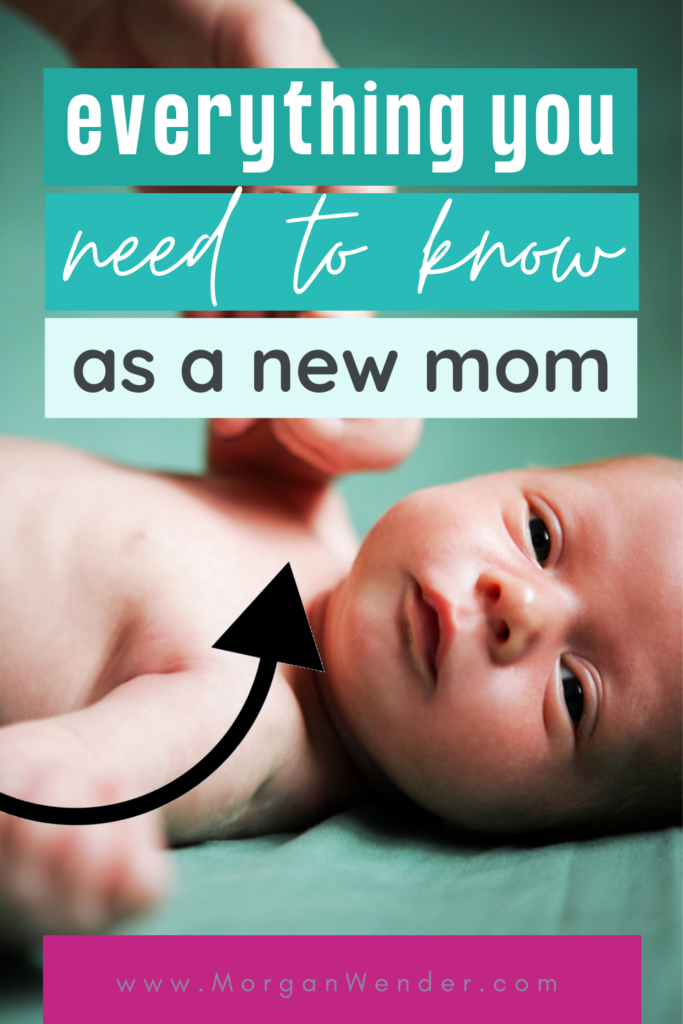 top new mom tips - pinterest pin