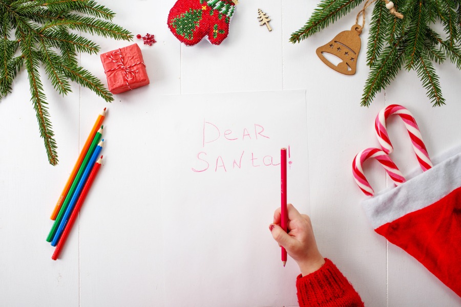 Christmas Bucket List - santa letters