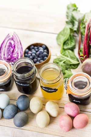 How To Naturally Dye Easter eggs