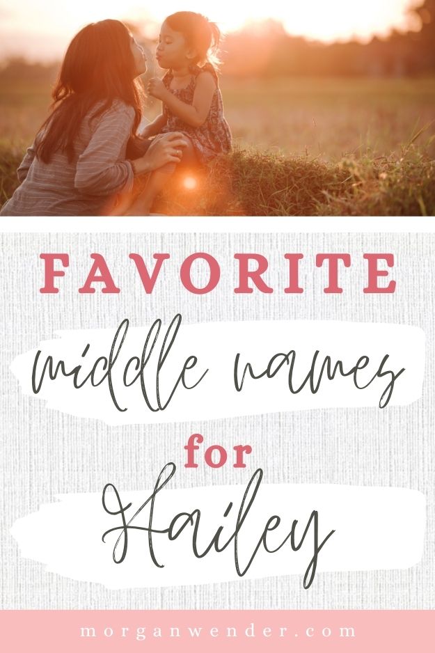 middle names for hailey - pinterest pin
