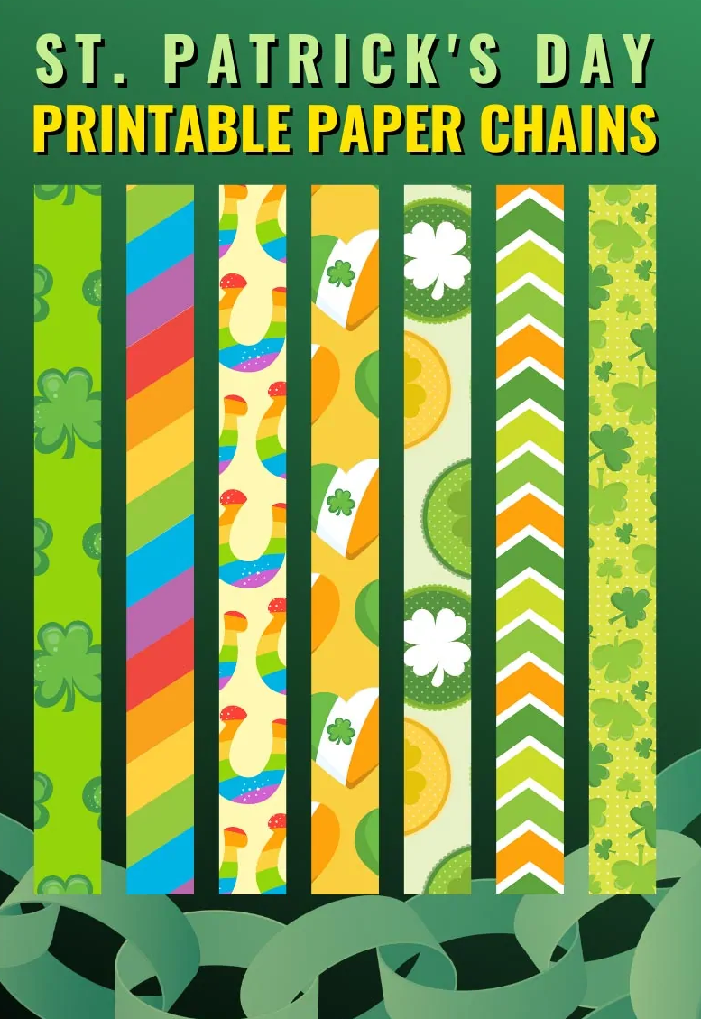 St Patrick’s Day Paper Chains