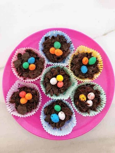 Chocolate Cornflake Easter Nests