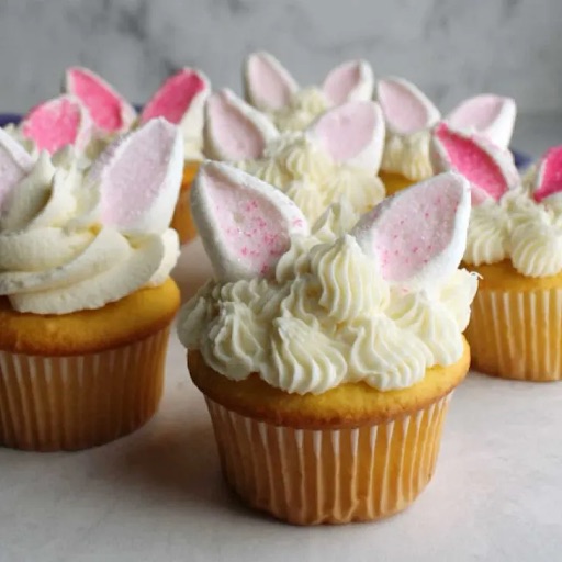 bunny cupcakes