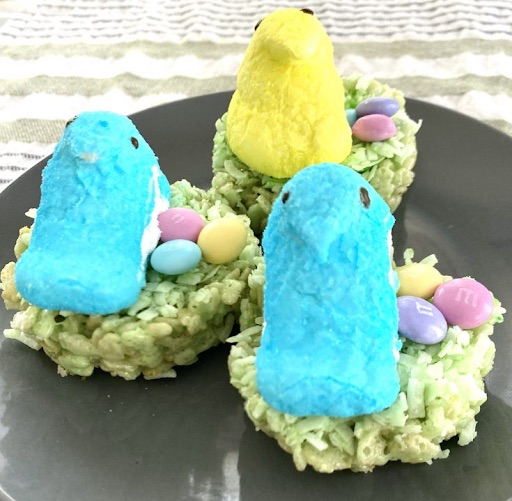 rice krispie birds nest
