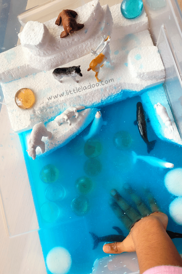 How to Make an Arctic Sensory Bin