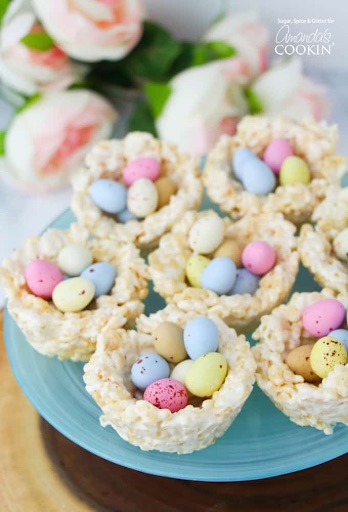 Rice Krispie Nests