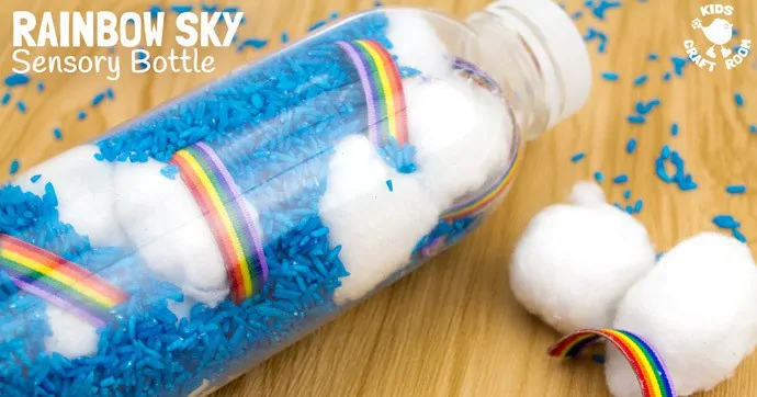 Rainbow Sky Sensory Bottles