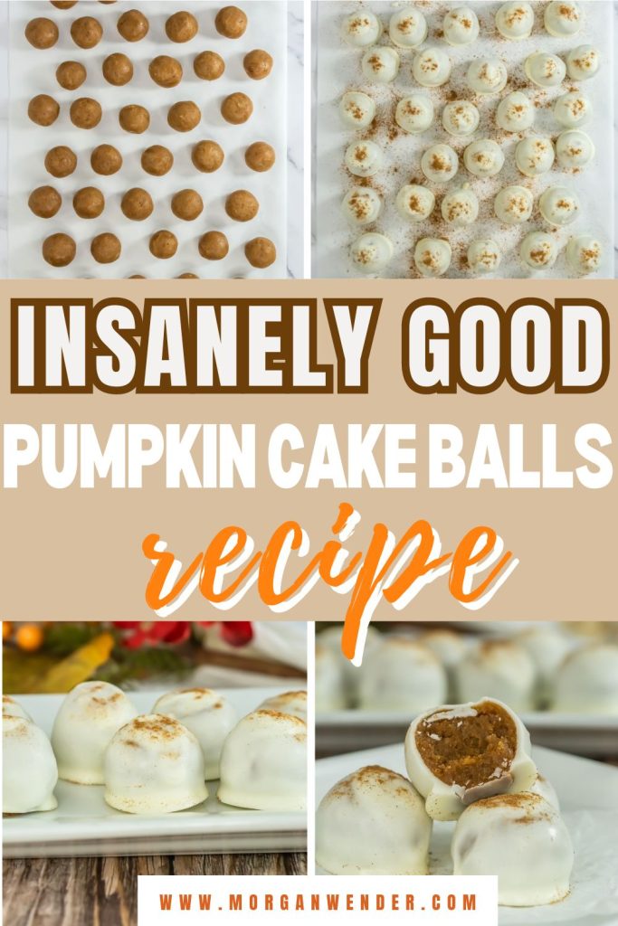 pumpkin cake balls - pin