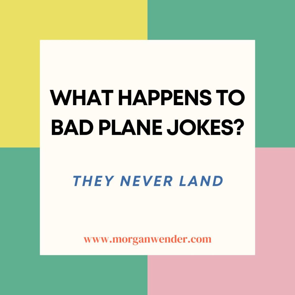PLANE JOKES FOR KIDS