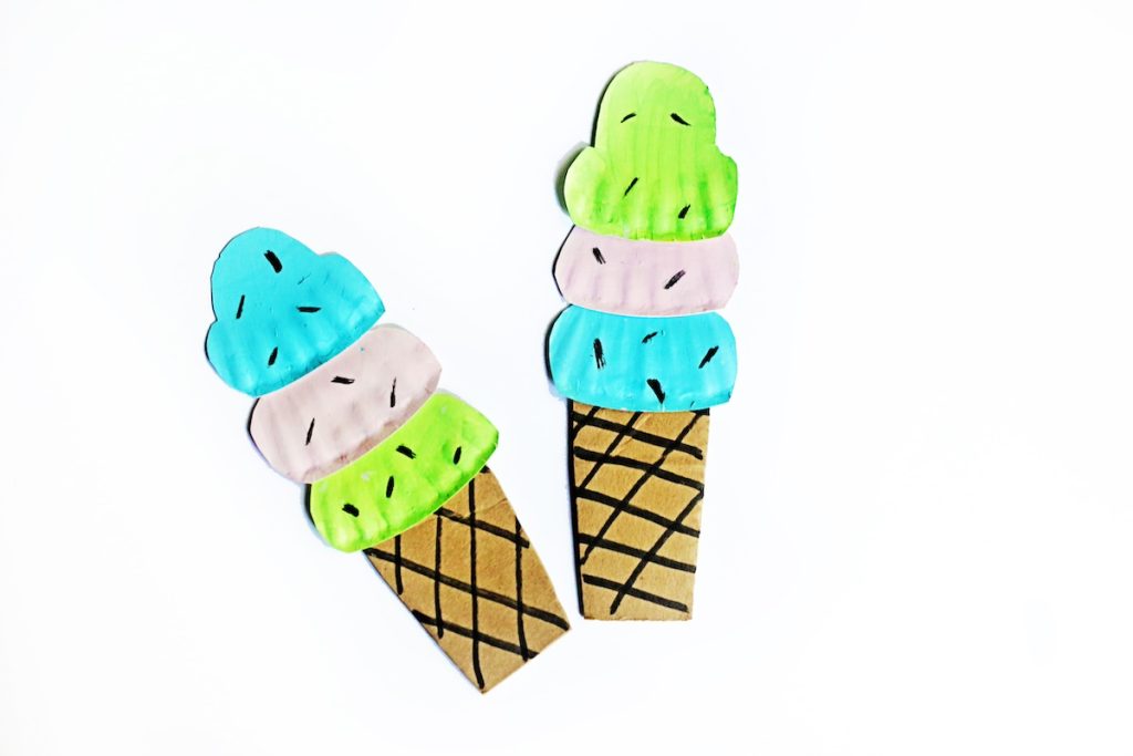 paper plate ice cream craft final