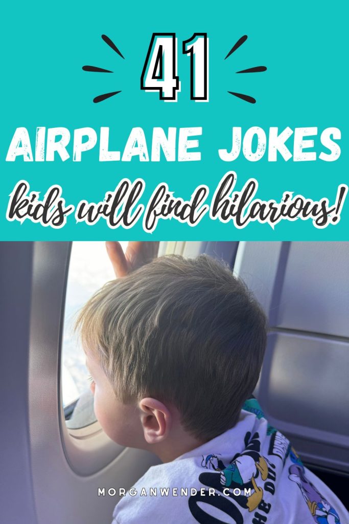 airplane jokes for kids - pinterest pin