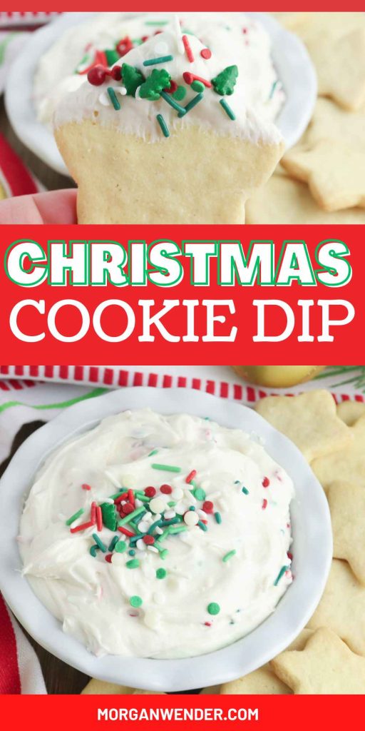 christmas sugar cookie dip - pin