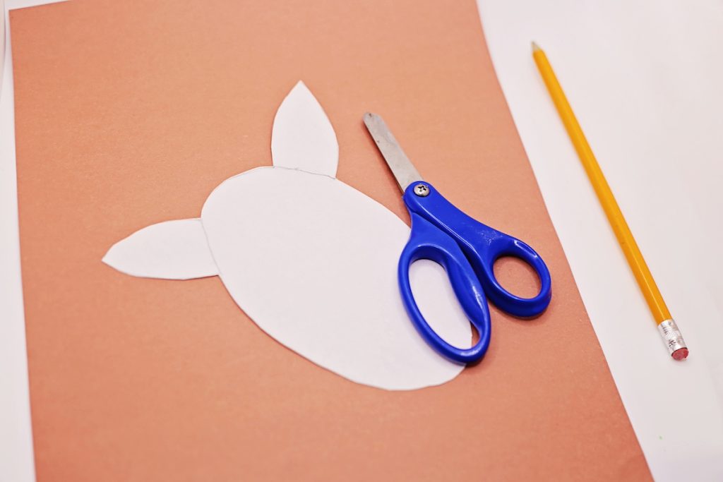 cut out reindeer shape
