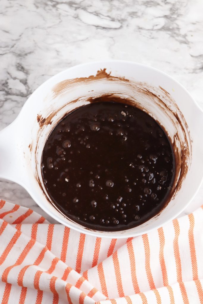 prepare brownie mix