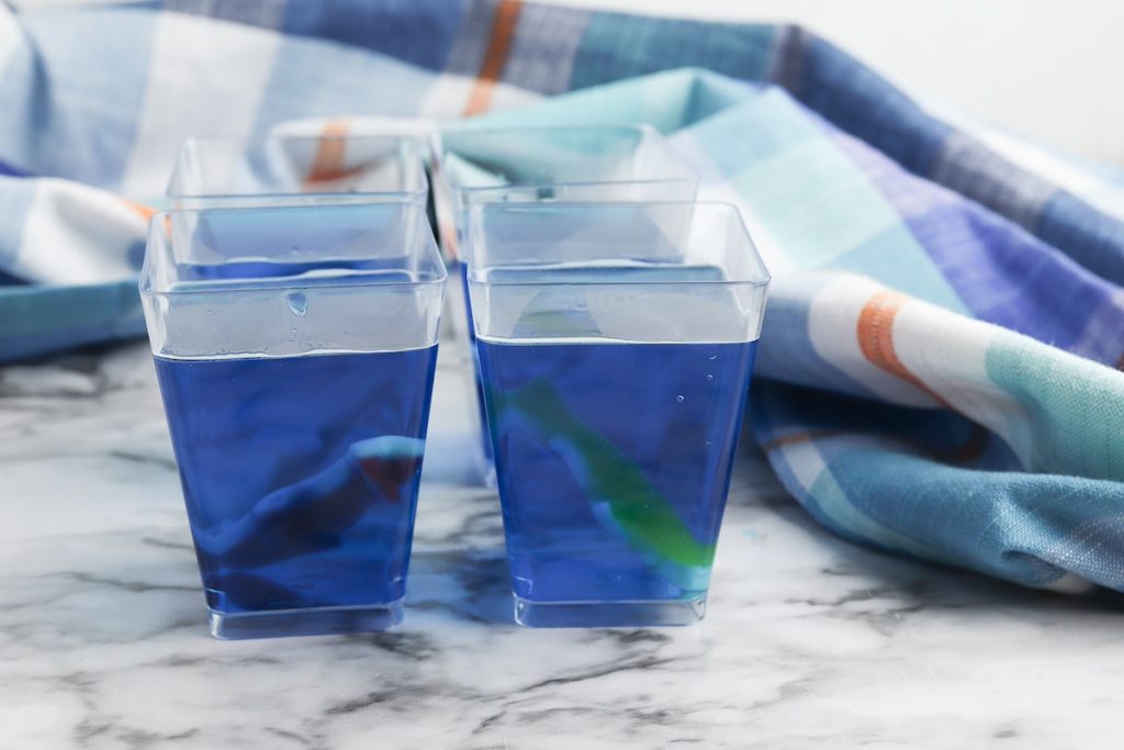 Step 3 - fill cup with jello