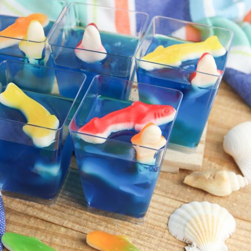 Shark Week Jello Cups - featured image