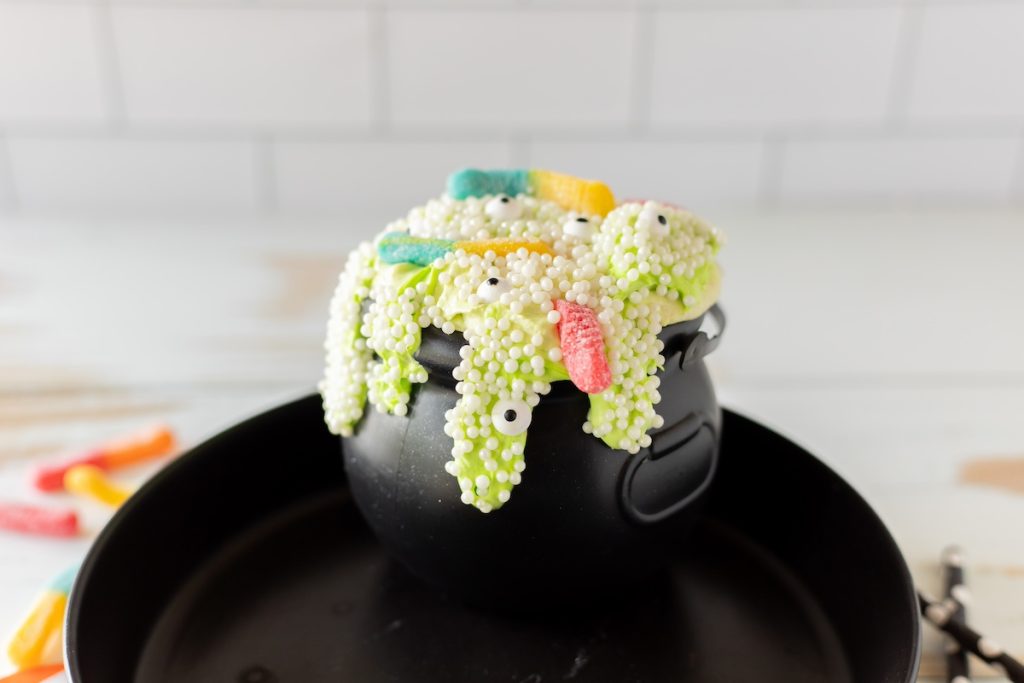 add in worms and candy