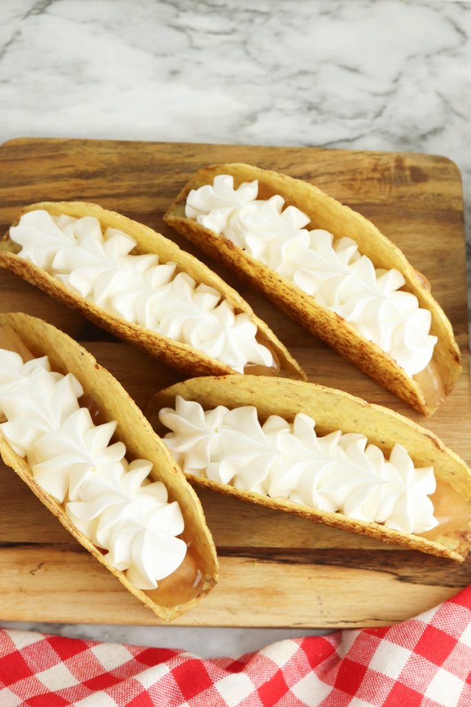 top with whipped cream