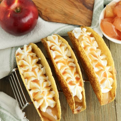 apple pie tacos