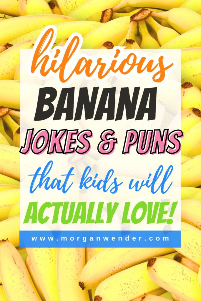 banana jokes for kids - pinterest pin