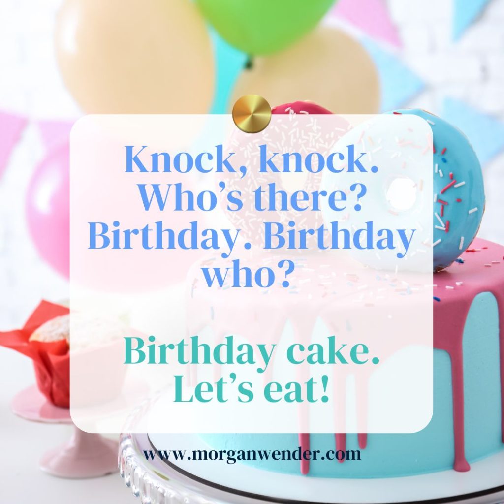 birthday quotes for kids - knock knock joke