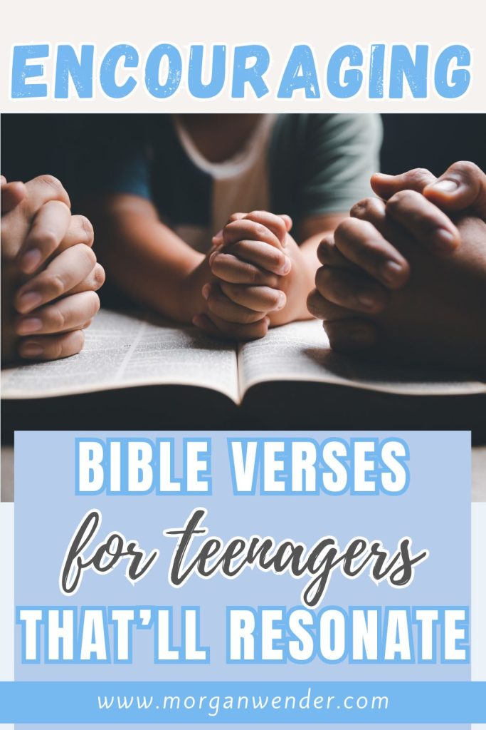 bible quotes for teenagers - pinterest pin