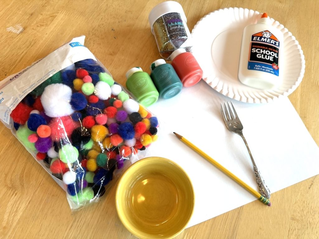 Fork Painted Wreath Supplies