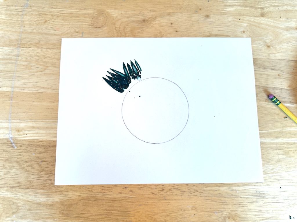 paint the fork painted wreath