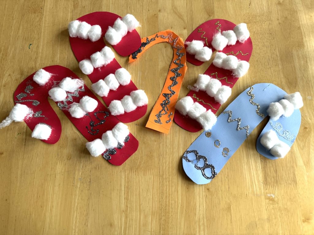 family candy cane craft