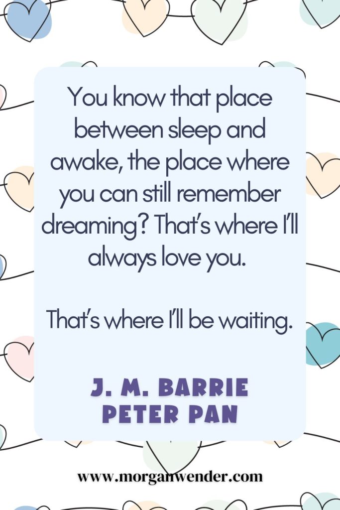love quotes for kids - peter pan quote